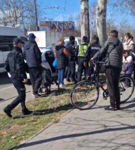 Three Police Cars Sent to Detain One Man for Mobilization in Odesa, Ukraine